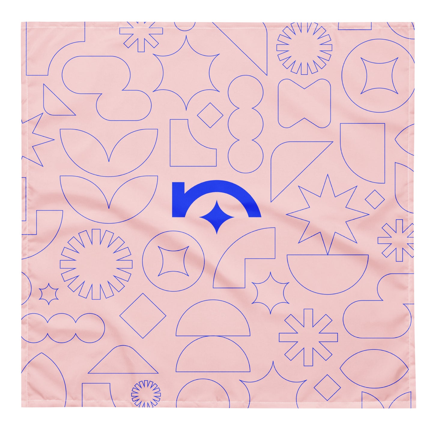 Pink Newfangled Pattern Bandana