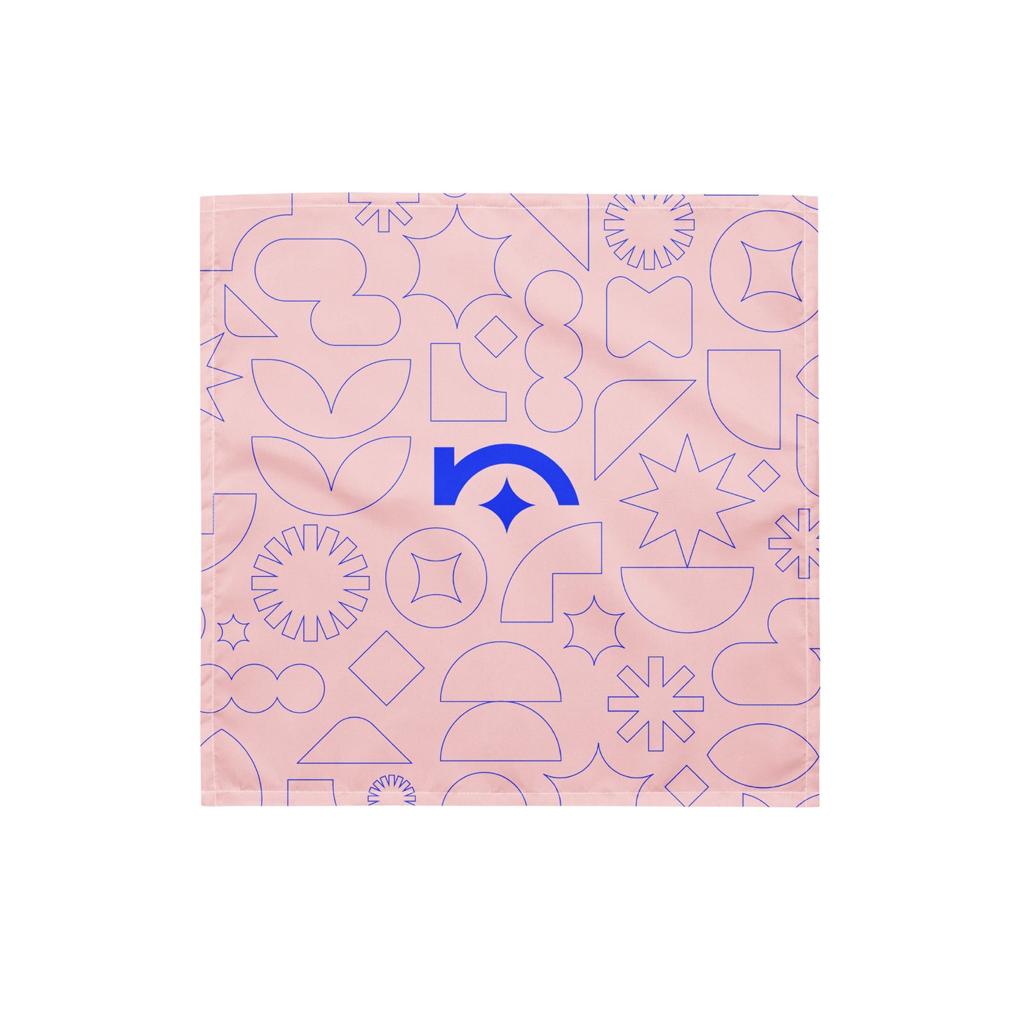 Pink Newfangled Pattern Bandana