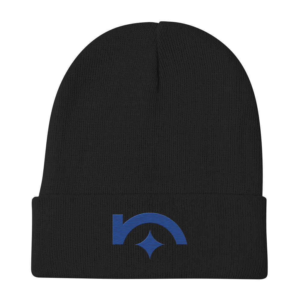 Blue North Star Logo Beanie